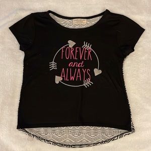 Forever and Always Graphic Tee -Bobbie Brooks - Child’s size 10/12